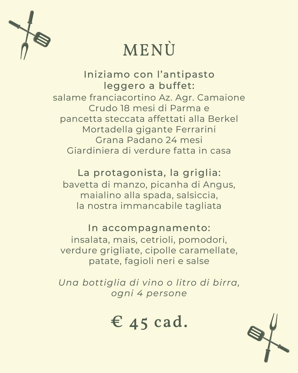 BBQ sotto le stelle – Sabato 25 luglio