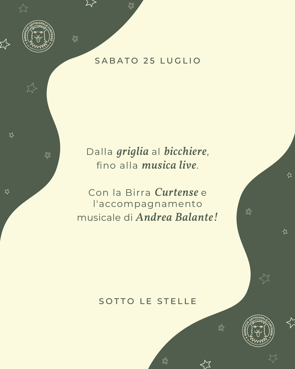 BBQ sotto le stelle – Sabato 25 luglio