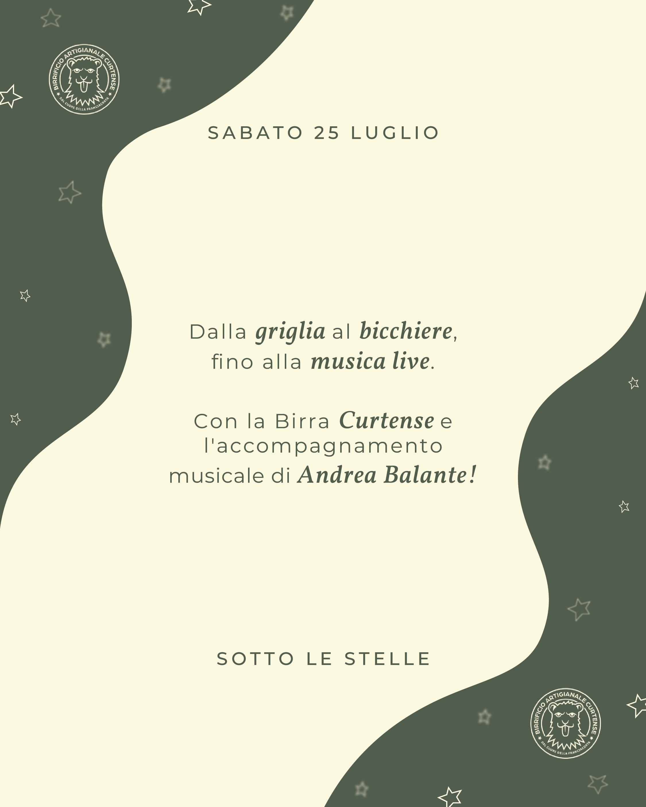 BBQ sotto le stelle – Sabato 25 luglio